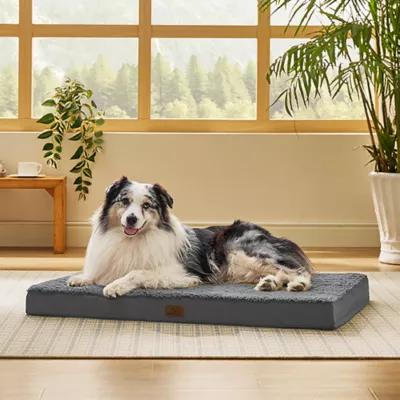 Bedsure® Orthopedic Waterproof Dog Bed with Sherpa & Oxford Fabric Removable Cover & Egg Crate Foam - Image 5