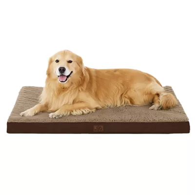 Bedsure® Orthopedic Waterproof Dog Bed with Sherpa & Oxford Fabric Removable Cover & Egg Crate Foam - Image 1