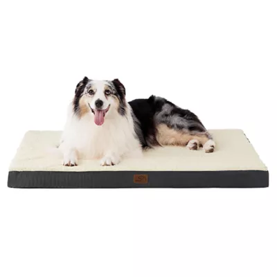 Bedsure® Orthopedic Waterproof Dog Bed with Sherpa & Oxford Fabric Removable Cover & Egg Crate Foam - Image 1
