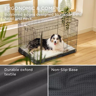 Bedsure® Orthopedic Waterproof Dog Bed with Sherpa & Oxford Fabric Removable Cover & Egg Crate Foam - Image 3