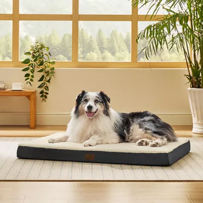 Bedsure® Orthopedic Waterproof Dog Bed with Sherpa & Oxford Fabric Removable Cover & Egg Crate Foam - Image 5