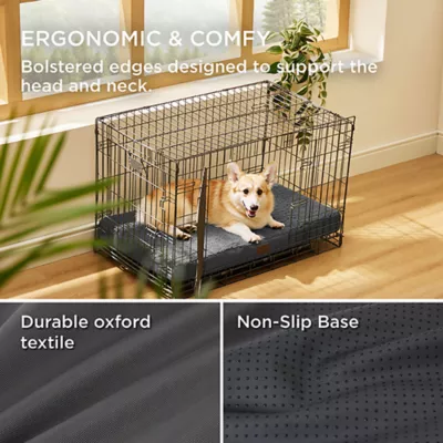 Bedsure® Orthopedic Waterproof Dog Bed with Sherpa & Oxford Fabric Removable Cover & Egg Crate Foam - Image 3