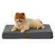 Product Bedsure® Orthopedic Waterproof Dog Bed with Sherpa & Oxford Fabric Removable Cover & Egg Crate Foam