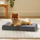 Product Bedsure® Orthopedic Waterproof Dog Bed with Sherpa & Oxford Fabric Removable Cover & Egg Crate Foam