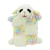 MULTIPET'S LAMB CHOP SQUEAKER MAT WITH PLAID DOG TOY image thumbnail 1