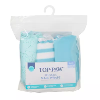 Top Paw® Male Reusable Dog Diapers, Washable Male Wraps, Multiple Colors, 3 Count - Image 4