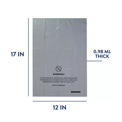 Top Paw® Dog Poop Bags - Extra Large - Extra Thick, Silver - 120 Count - Image 2