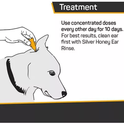 Silver Honey Rapid Ear Care for Dog and Cat 4 oz - Image 2