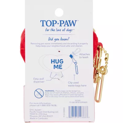 Product Top Paw Valentines Day Poop Bag Dispenser