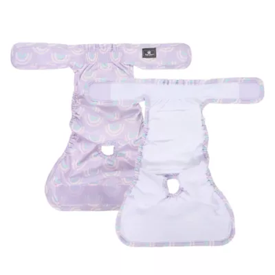 Top Paw Reusable Puppy Diapers, Washable, Multiple Colors, 3 Count - Image 2