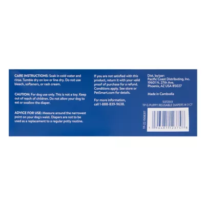 Top Paw Reusable Puppy Diapers - 3 Count - Image 5