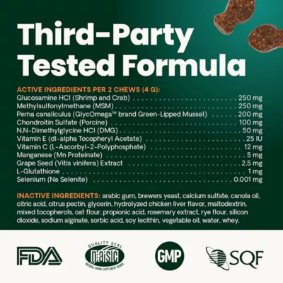 VetriScience Cat - Ultimate Strength Healthy Hip & Joint Soft Chews, GlycoFlex Glucosamine, 30ct - Image 8