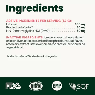 VetriScience Cat Supplement - Ultimate Strength Lysine Immunity Health Powder, 60 servings - Image 9