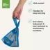 Only Natural Pet® Blue Recycled Poop Bags with Handles - Extra Thick - Blue image thumbnail 4