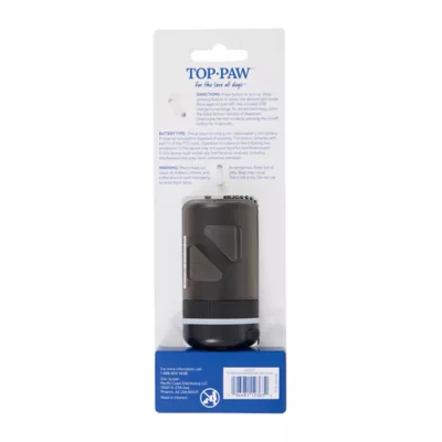 Top Paw® Plastic Poop Bag Dispenser with LED Light, Black - Image 6