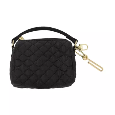 Top Paw® Quilted Fashion Poop Bag Dispenser, Leash Attachment - Image 1