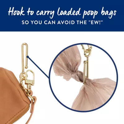 Top Paw® Quilted Fashion Poop Bag Dispenser, Leash Attachment - Image 3