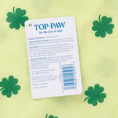 Top Paw® St Patty Shamrock Dress - Image 6