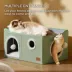 Bedsure® Large Cat Bed for Indoor Cats, Extra Wide Cat Cube House with Fluffy Ball & Scratch Pad image thumbnail 2
