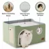 Bedsure® Large Cat Bed for Indoor Cats, Extra Wide Cat Cube House with Fluffy Ball & Scratch Pad image thumbnail 4