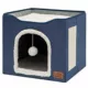 Product Bedsure® Large Cat Bed for Indoor Cats, Extra Wide Cat Cube House with Fluffy Ball & Scratch Pad