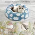 Lesure® Cute Donut Pet Bed for Dogs & Cats - Cloud image thumbnail 3