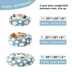 Lesure® Cute Donut Pet Bed for Dogs & Cats - Cloud image thumbnail 5