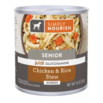 Simply Nourish Original Senior Wet Dog Food - Chicken & Rice Stew, 10 oz - Image 1