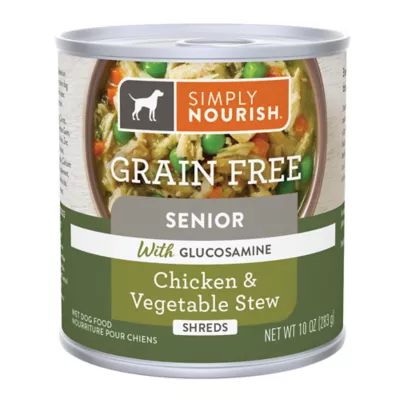 Simply Nourish Original Senior Wet Dog Food - Chicken & Vegetable, Grain Free, 10 oz - Image 1