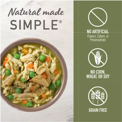 Simply Nourish Original Senior Wet Dog Food - Chicken & Vegetable, Grain Free, 10 oz - Image 5
