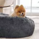 Product Bedsure® Calming Dog Bed-Fluffy Plush Faux Fur Anti-Slip Donut Dog & Cat Bed