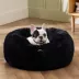 Bedsure® Calming Dog Bed-Fluffy Plush Faux Fur Anti-Slip Donut Dog & Cat Bed image thumbnail 4