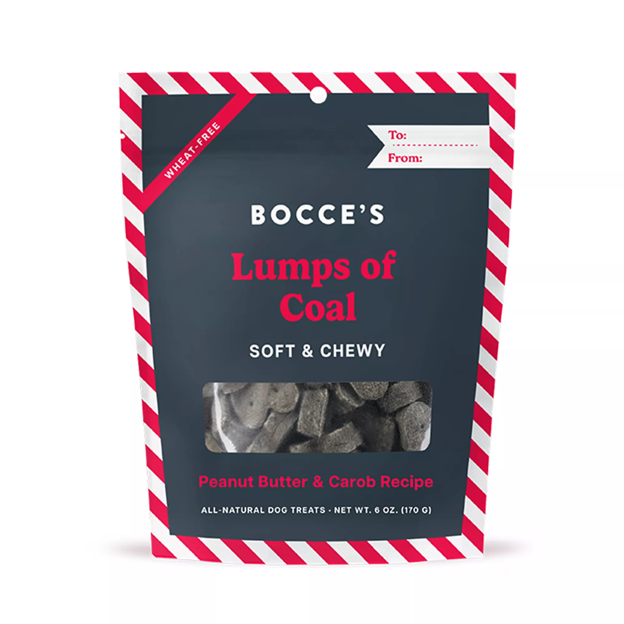 Bocce's Bakery Lumps of Coal, Soft & Chewy Dog Treats, 6oz