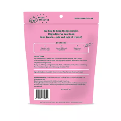 Product Bocce's Bakery Dog Treats - Holly Jolly Jerky Sticks, 4oz/113 G