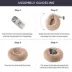 Bedsure® Calming Dog Bed-Fluffy Plush Faux Fur Anti-Slip Donut Dog & Cat Bed image thumbnail 6