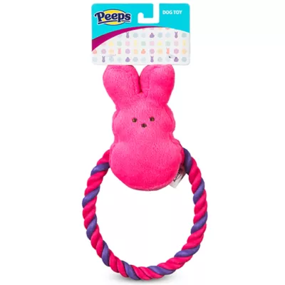 Peeps Bunny Rope Pull Dog Toy - Image 2