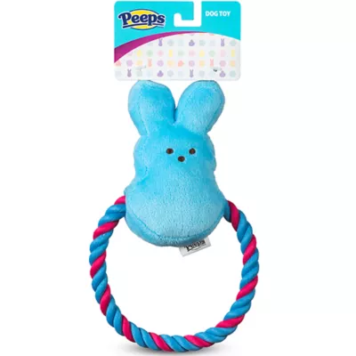 Peeps Bunny Rope Pull Dog Toy - Image 2