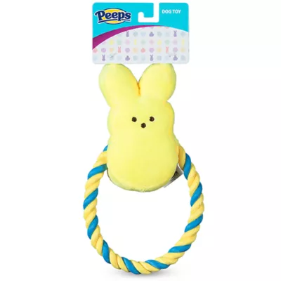 Peeps Bunny Rope Pull Dog Toy - Image 2