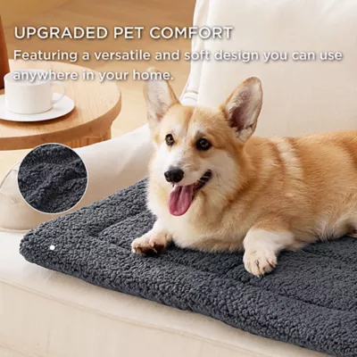 Product Bedsure® Thin Washable Dog Crate Pad Bed, Soft Foam Floor Pet Mat