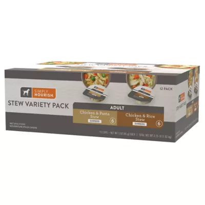 Simply Nourish Original Adult Wet Dog Food - Variety Pack, 12 ct - Image 1