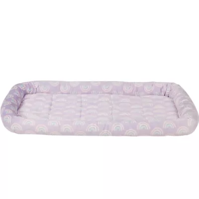 Top Paw® Plush Cloud and Rainbow Dog Crate Mat - X-Small, Small, Medium, Large, X-Large - Image 1