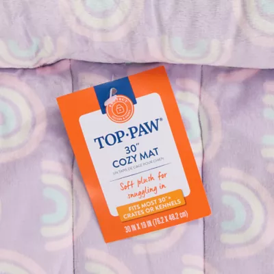 Top Paw® Plush Cloud and Rainbow Dog Crate Mat - X-Small, Small, Medium, Large, X-Large - Image 5