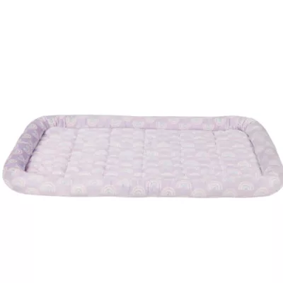 Top Paw® Plush Cloud and Rainbow Dog Crate Mat - X-Small, Small, Medium, Large, X-Large - Image 1