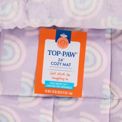 Top Paw® Plush Cloud and Rainbow Dog Crate Mat - X-Small, Small, Medium, Large, X-Large - Image 5