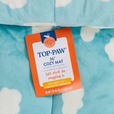 Top Paw® Plush Cloud and Rainbow Dog Crate Mat - X-Small, Small, Medium, Large, X-Large - Image 5