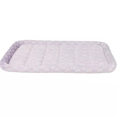 Top Paw® Plush Cloud and Rainbow Dog Crate Mat - X-Small, Small, Medium, Large, X-Large - Image 1