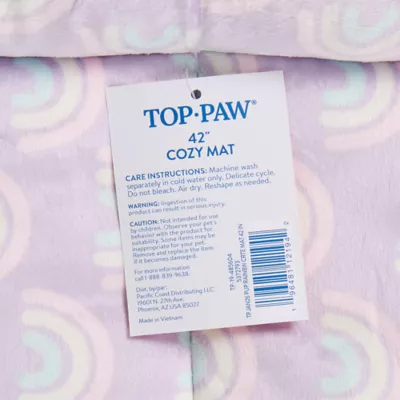 Top Paw® Plush Cloud and Rainbow Dog Crate Mat - X-Small, Small, Medium, Large, X-Large - Image 6