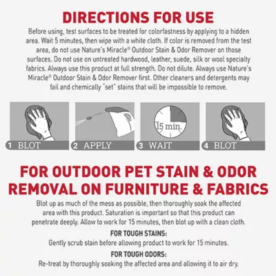 Product Nature's Miracle Advanced Stain and Odor Eliminator with Flip and Go Sprayer - Multi-Pet - 64 FL OZ