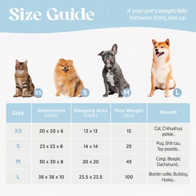 Product Lesure® Cute Small Donut Round Pet Bed for Dogs & Cats - Bow