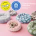 Lesure® Cute Small Donut Round Pet Bed for Dogs & Cats - Bow image thumbnail 3